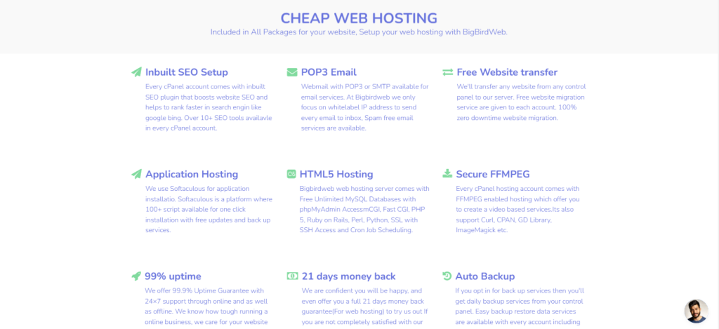 web hosting plan